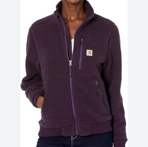 Carhatt Purple Fleece Jacket